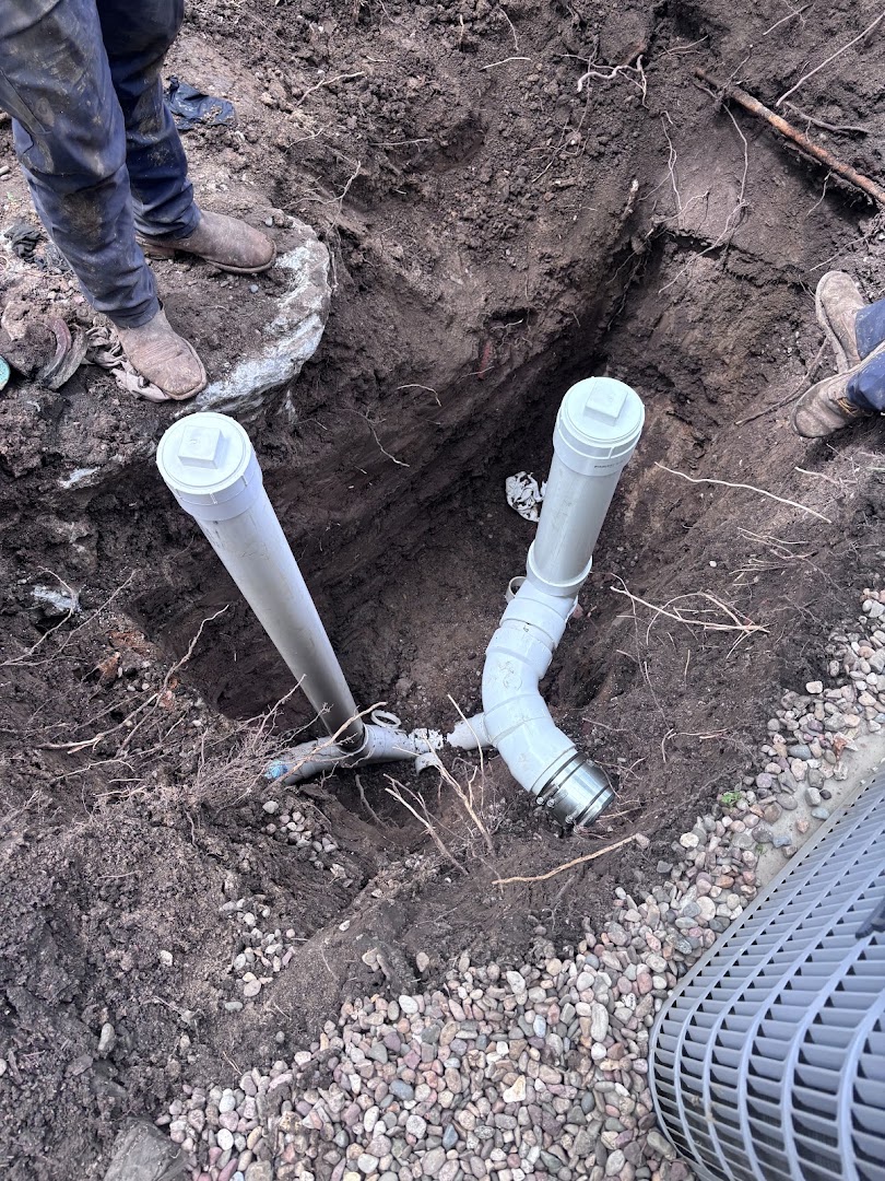 Rod-O-Matic Plumbing crew at work